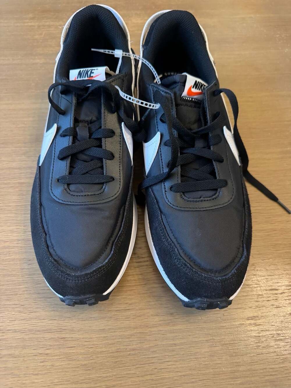 Nike Women’s Waffle Debut Black White Casual Sneakers